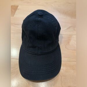 Black Cotton Low Profile Dad Baseball Hat